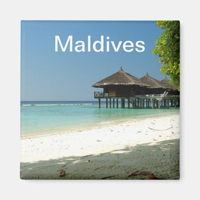 Maldivian resort magnet (Front)