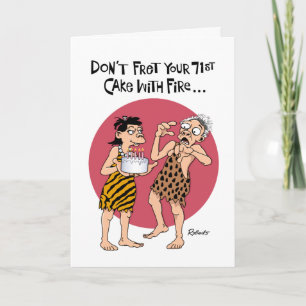 Male 71st Birthday Card