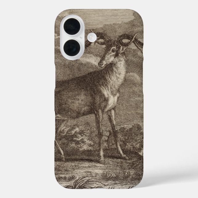 Male and young Red deer Case-Mate iPhone Case (Back)