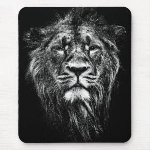 male asiatic lion mouse pad