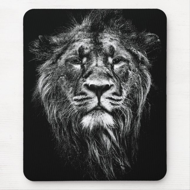male asiatic lion mouse pad (Front)