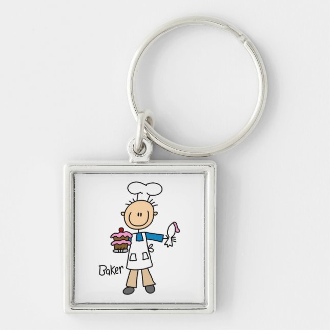 Male Baker Key Ring (Front)