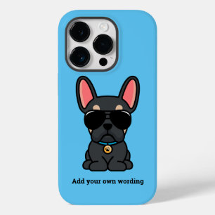 Male Black Tan French Bulldog Case-Mate iPhone 14 Pro Case