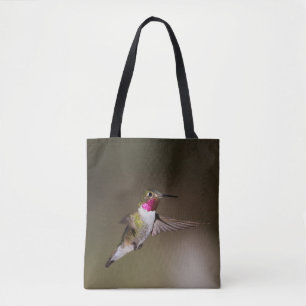 Male Broad - tailed hummingbird Tote Bag