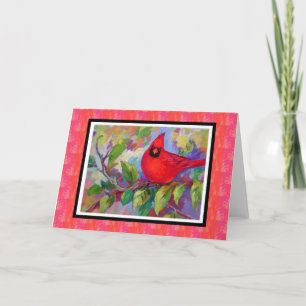 Male Cardinal Card