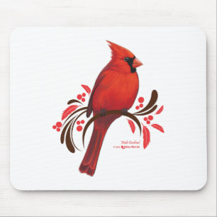 Male Cardinal Mouse Pad