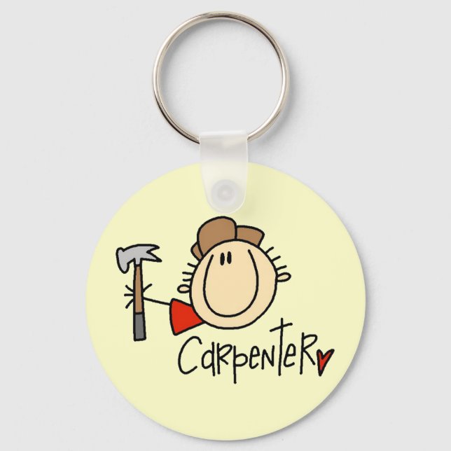 Male Carpenter Keychain (Front)