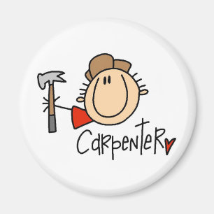 Male Carpenter Magnet