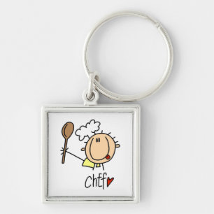Male Chef Key Ring