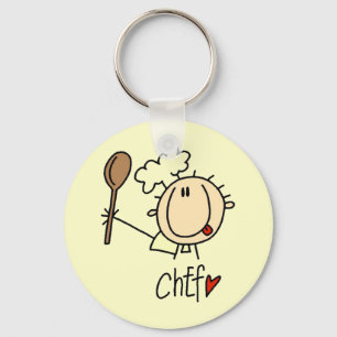Male Chef Key Ring