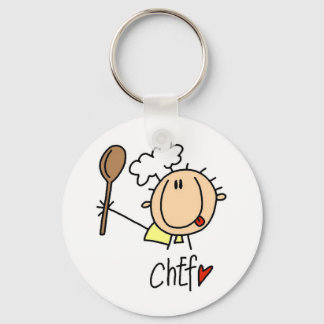 Male Chef Key Ring