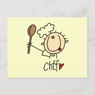 Male Chef Postcard