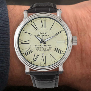 Male Club or Association Captain of a Boxing Club Watch