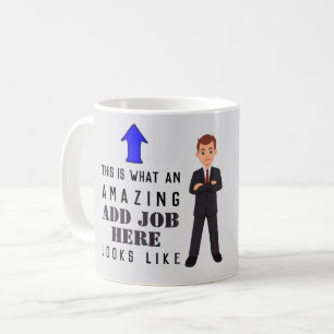 MALE Coworker BOSS Cartoon Caricature Gift Idea Coffee Mug