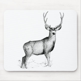 male deer mouse pad