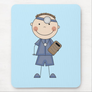 Male Doctor T-shirts and Gifts Mouse Pad