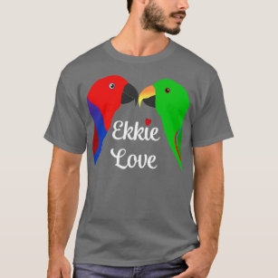 Male Female Eclectus Parrot Ekkie Love T-Shirt