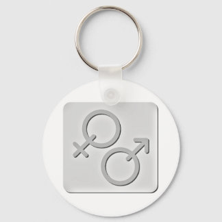 Male & Female Gender Symbols Key Ring