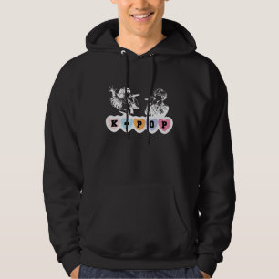 Male Female Idols Singing KPop Hearts Music Design Hoodie