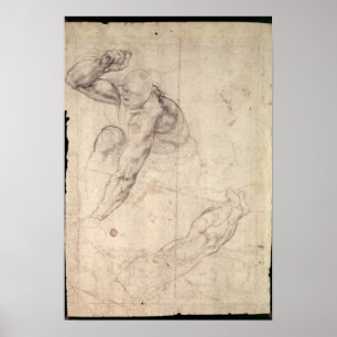 Male figure study poster