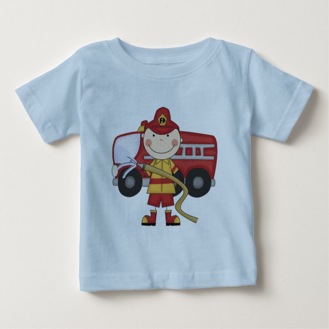 Male Firefighter T-shirts and Gifts (Front)