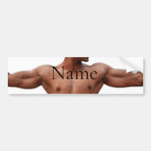 Male Fitness Model Thunder_Cove Bumper Sticker