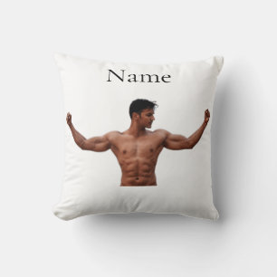 Male Fitness Model Thunder_Cove Cushion