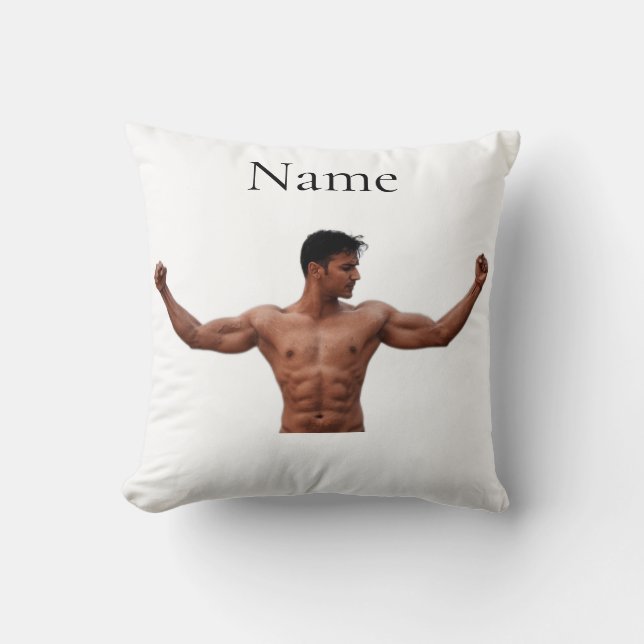 Male Fitness Model Thunder_Cove  Cushion (Front)
