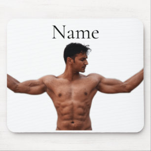 Male Fitness Model Thunder_Cove  Mouse Pad