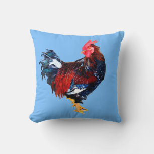male gallinaceous bird cushion