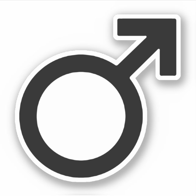 Male Gender Symbol (Front)