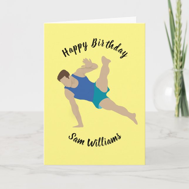 Male Gymnast Card (Front)