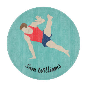 Male Gymnast Cutting Board