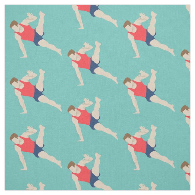 Male Gymnast Fabric (Swatch)