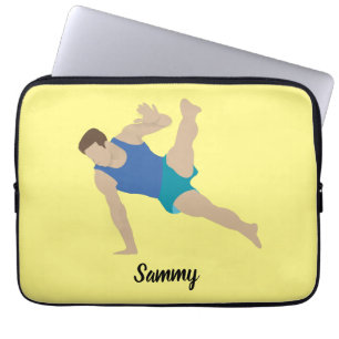 Male Gymnast Laptop Sleeve