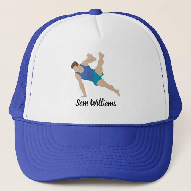 Male Gymnast Trucker Hat (Front)