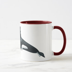 Male Killer Whale Ringer Mug