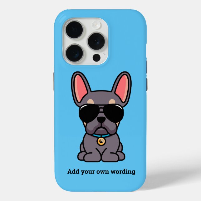 Male Lilac Tan French Bulldog Case-Mate iPhone Case (Back)