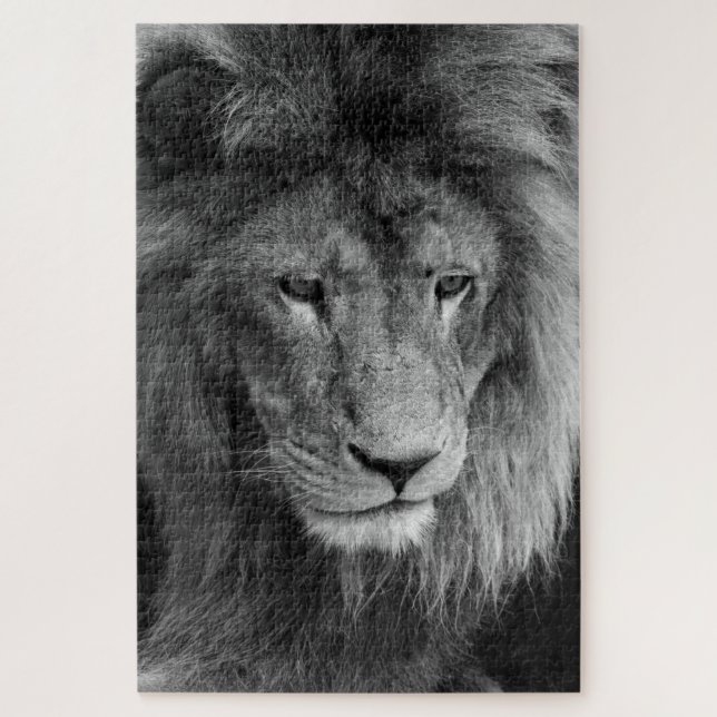 male lion puzzle (Vertical)