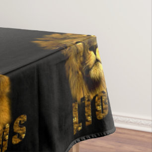 Male Lion With Lion's Name, Tablecloth