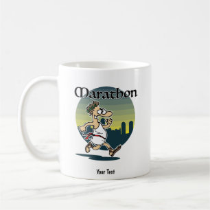 Male Marathon Runner Coffee Mug