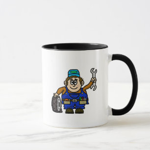 Male Mechanic Mug (Customise It!)