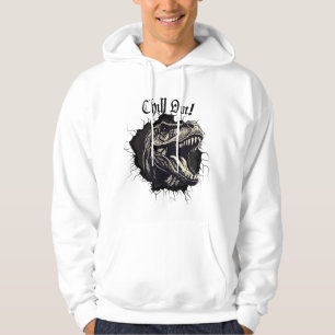 Male Moletom T-Rex Chill Out Hoodie