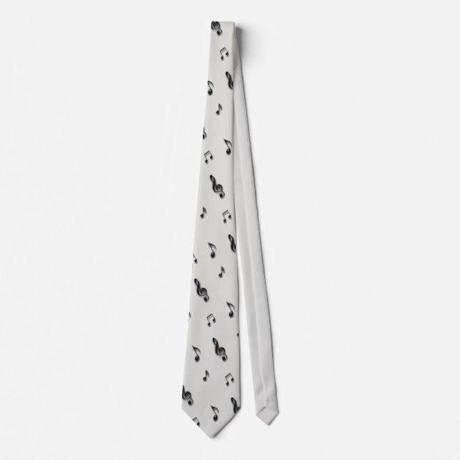 Male Music Teacher Thank You Appreciation Musical Tie (Front)