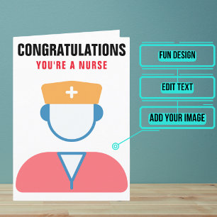 Male Nurse Graduation Congratulations Card
