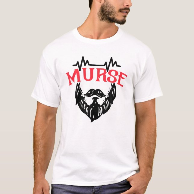 Male Nurse NP Funny Murse Nursing Gifts For Men T-Shirt (Front)