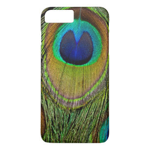 Male peacock tail feathers iPhone 8 plus/7 plus case