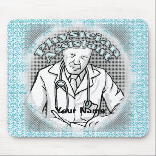 male Physician Assistant Mouse Pad