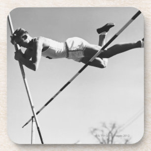 Male Pole Vaulter Coaster