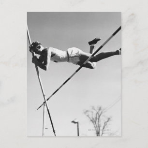Male Pole Vaulter Postcard